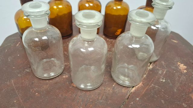 Frascos de Farmacia de cristal