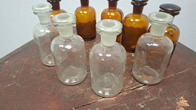 Frascos de Farmacia de cristal