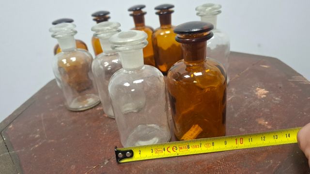 Frascos de Farmacia de cristal