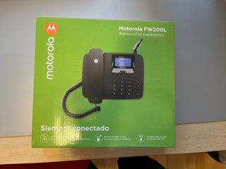 Teléfono inalambrico motorola con sim