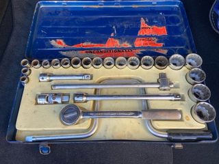 Juego carraca , llave de vaso completo de acesa .