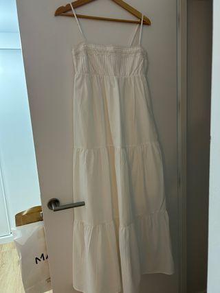 Vestido blanco Zara