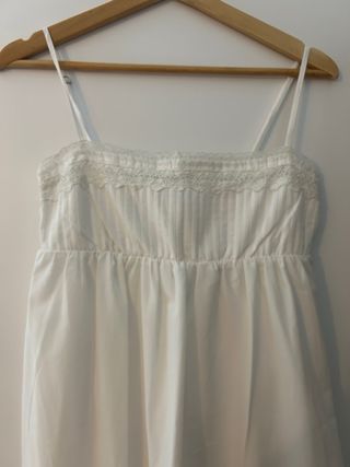 Vestido blanco Zara