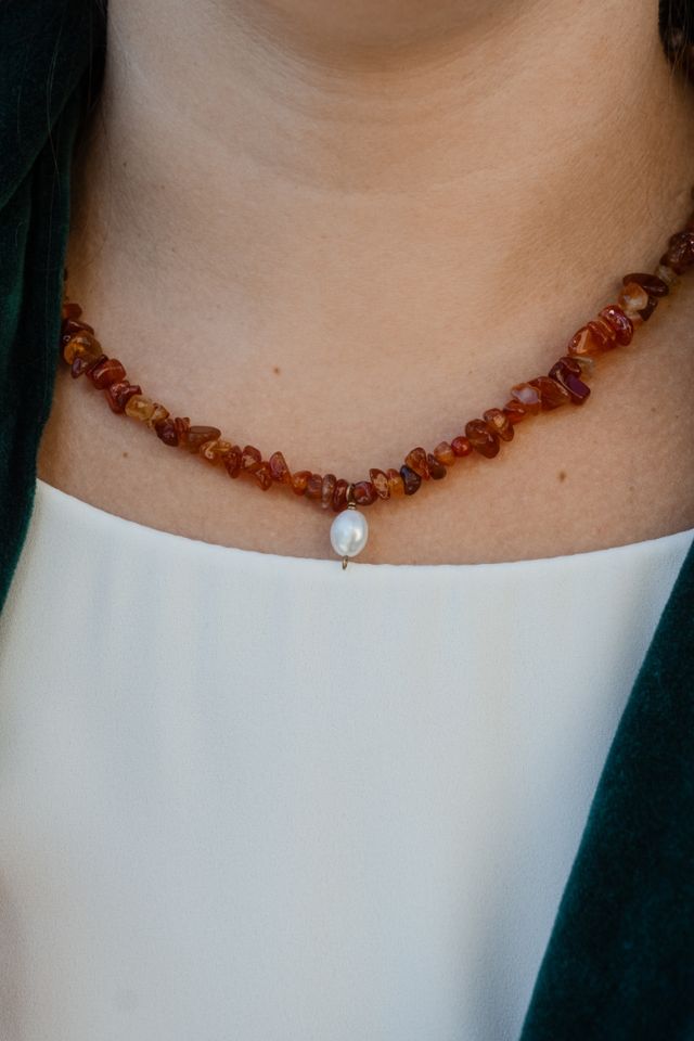 Collana con cristalli