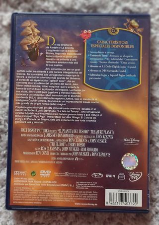DVD EL PLANETA DEL TESORO