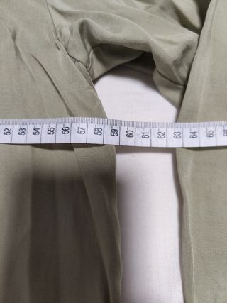 Gabardina Zara verde claro talla M