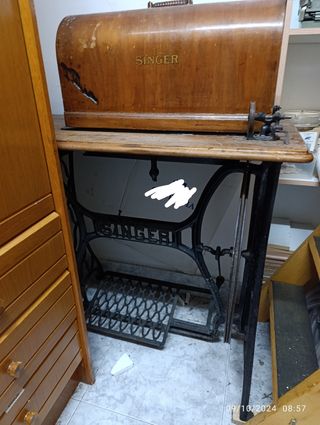 Maquina de coser antigua singer