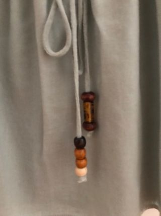 Top lino verde agua Zara T-M