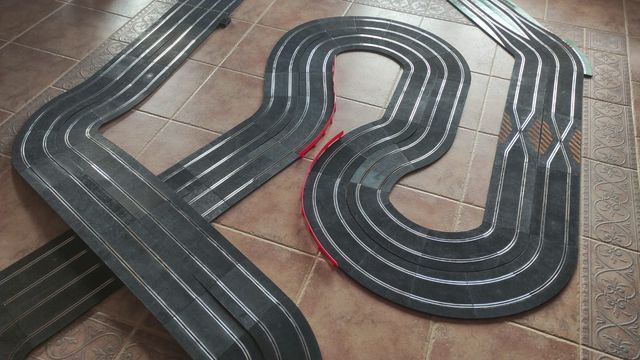 Circuito 4 carriles Scalextric mod2