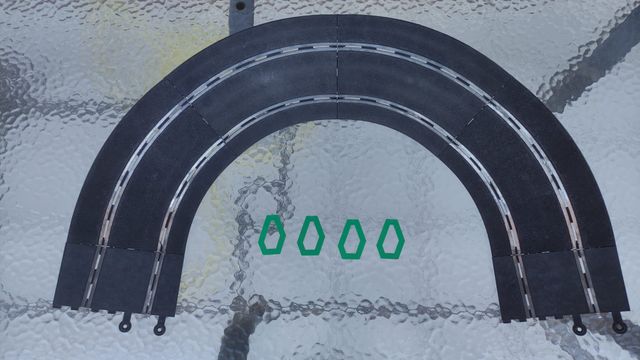 Curva alta velocidad Scalextric