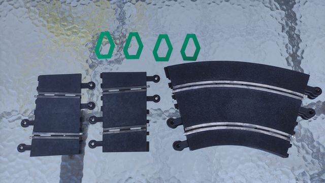 Curva alta velocidad Scalextric