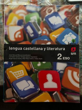 libro E.S.O 2 lengua castellana y literatura sm