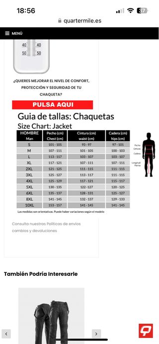 Chaqueta de moto quartermile