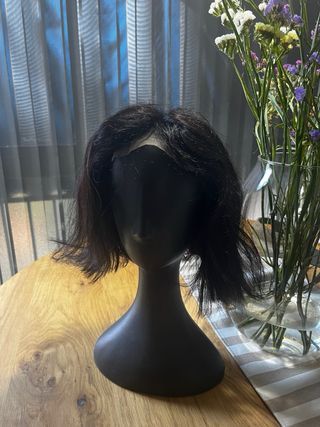 Pelucas mediana color negra 