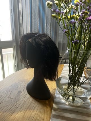 Pelucas mediana color negra 