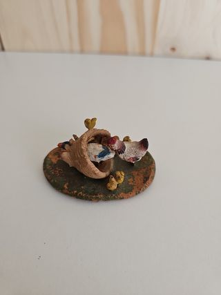 Figura de belén de barro