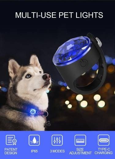 Ciondolo led per cani