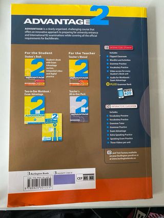 Advantage student’s book y Workbook