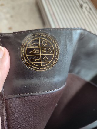 Bota altas de piel Natalia Blanco N°39