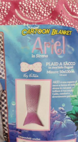 Coperta a sacco " Coda Sirena " Bambina