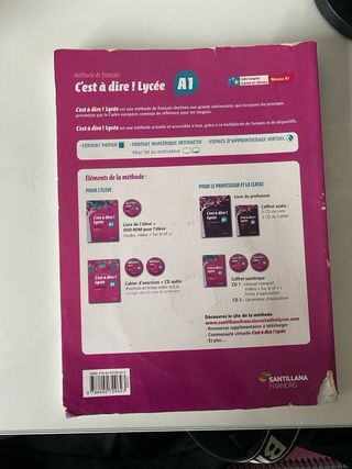 Livre de l’éléve santillana A1
