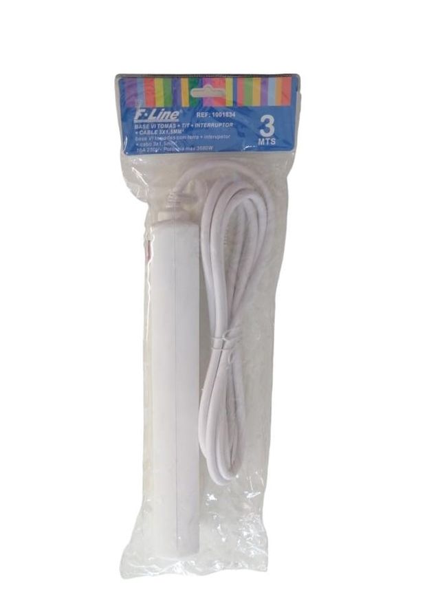 Base VI Tomas +T/T+Interruptor 3X1,5MM