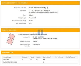 Piso en venta en Can Calders - Mas Lluí - Roses Castellbell en Sant Feliu de Llobregat
