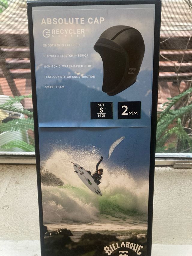 Gorro neopreno billabong talle s 2mm