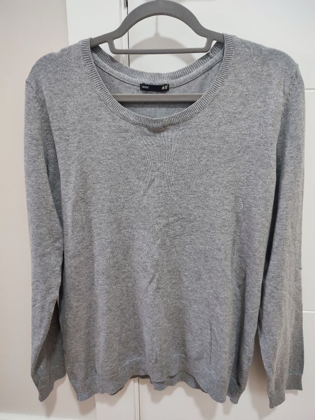 Jersey H&M gris talla L