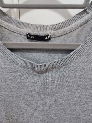 Jersey H&M gris talla L