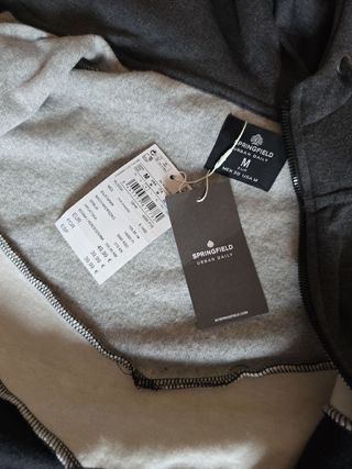 Sudadera cremallera Springfield talla M
