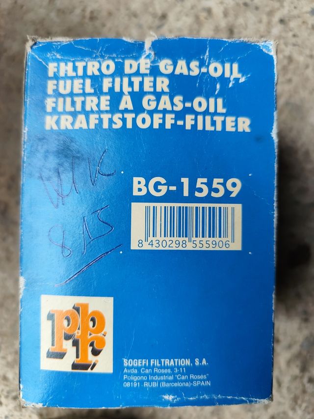 Filtro gasoil wk 815
