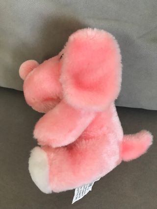 Pupazzo cagnolino rosa
