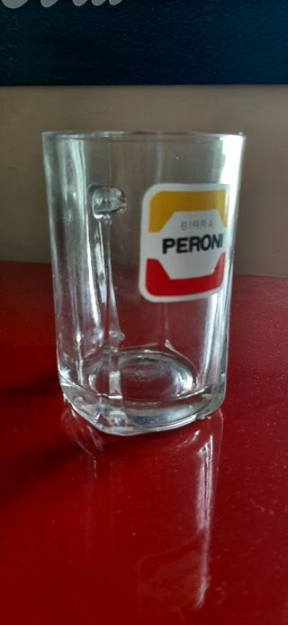 Boccale bicchiere vetro birra Peroni
