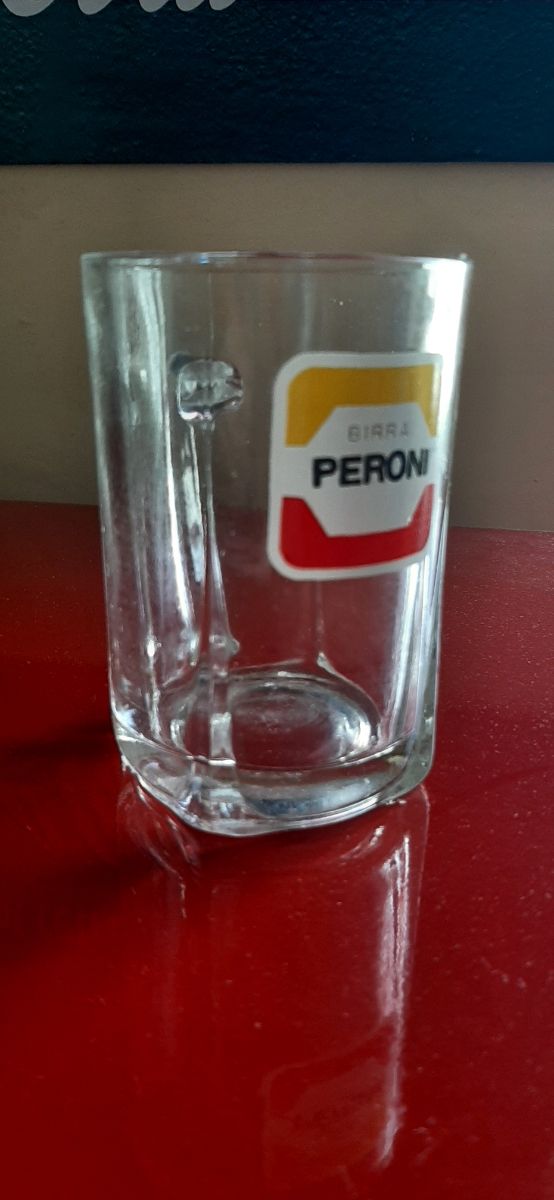 Boccale bicchiere vetro birra Peroni