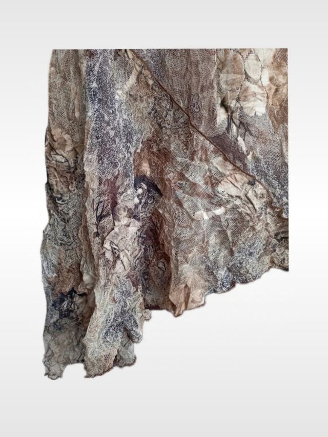 Gonna asimmetrica floreale, taglia: L 🇮🇹