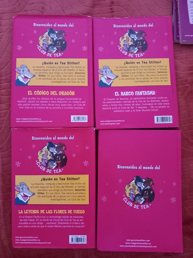 8 LIBROS DE TEA STILTON