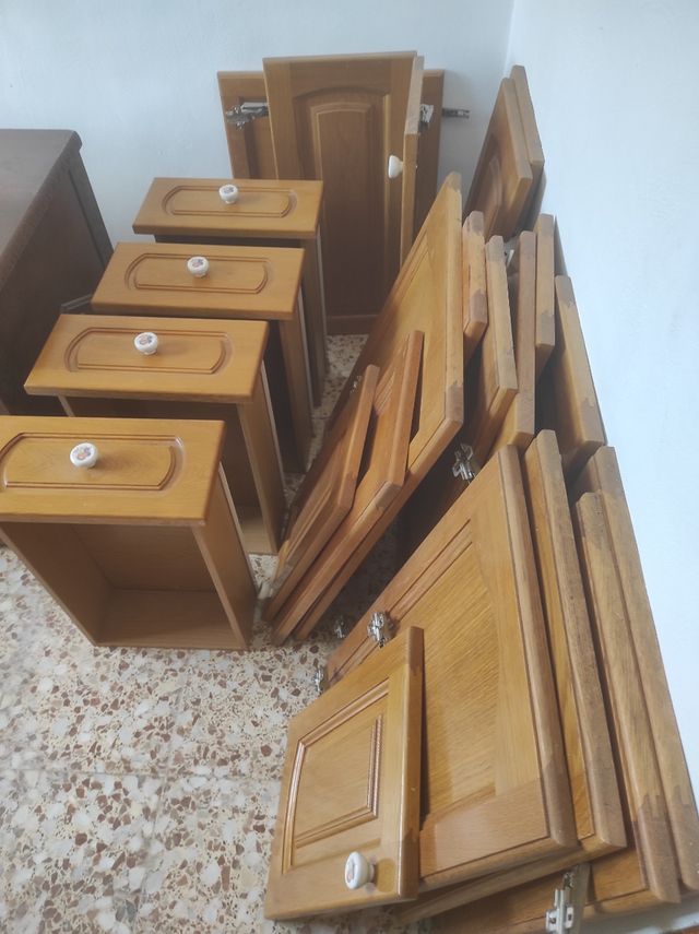 PUERTAS COCINA ROBLE