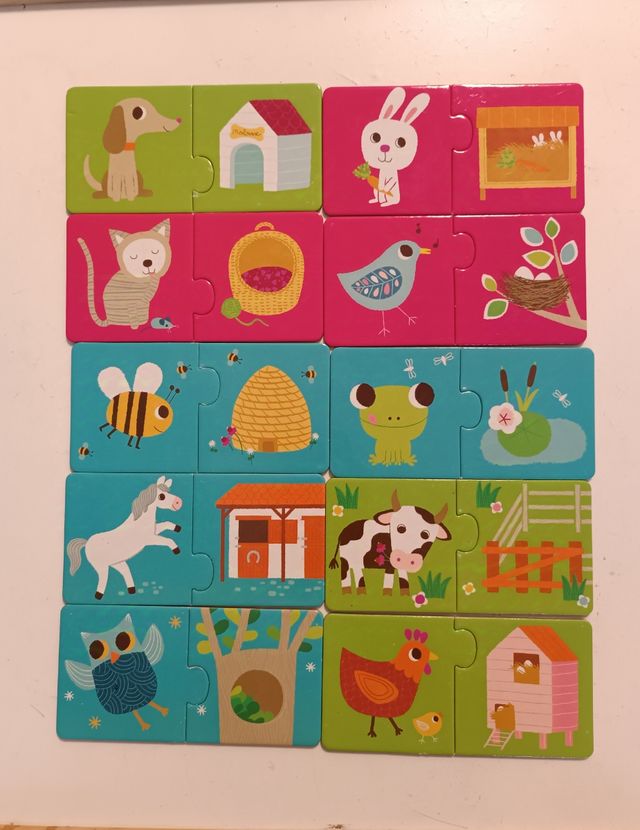 Puzzle animales djeco