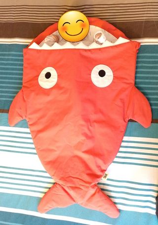 BABY BITES saco tiburón