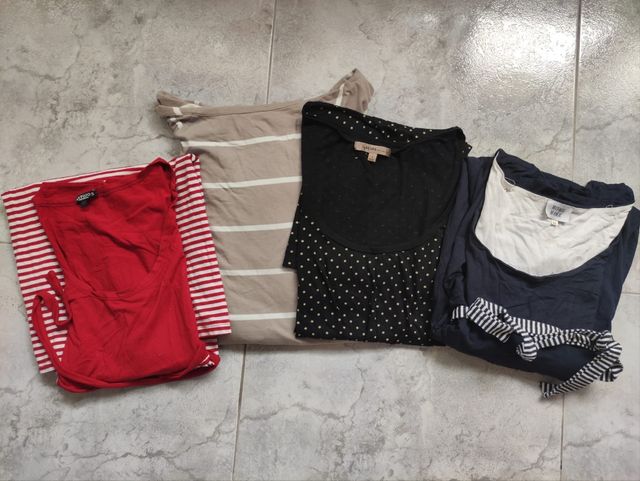 Lote 4 vestidos maternidad talla L