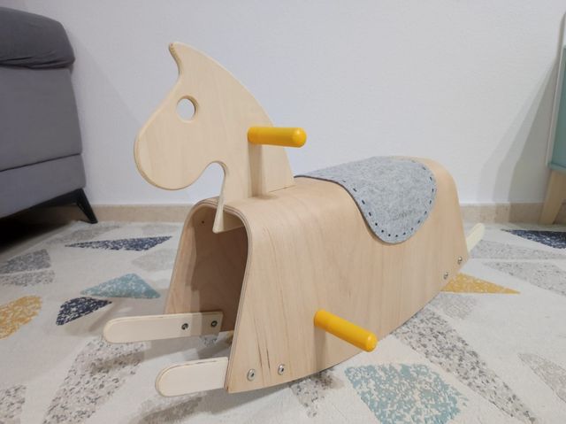 Caballito Balancín de Madera. MamaToyz