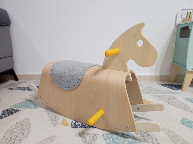 Caballito Balancín de Madera. MamaToyz