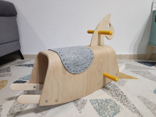 Caballito Balancín de Madera. MamaToyz