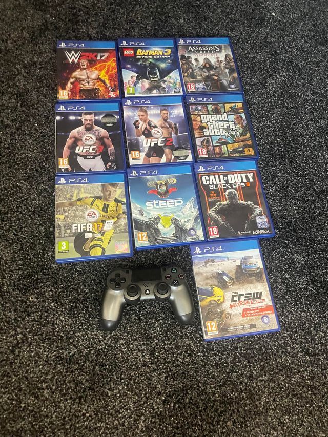 1 mando/ Juegos de PS4/ volante de Playstation 4