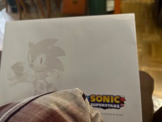 Sonic superstars poster litografia limitada
