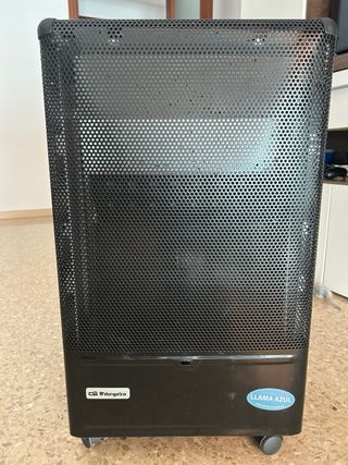 Estufa llamas azul