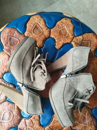 Zapatos de ante mujer