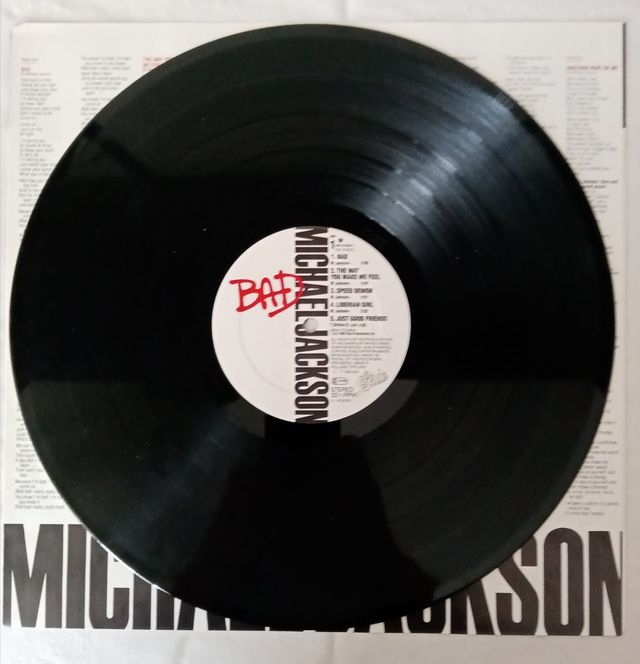 Vinile Michael Jackson BAD - 1987 