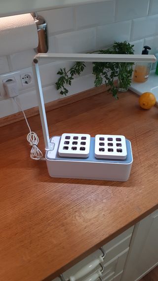 Lámpara hidropónica germinadora semillas